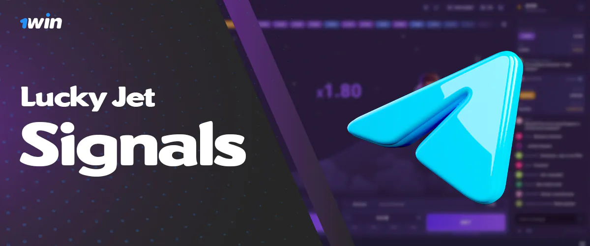 Using signals in Telegram and other social networks in the game Lucky Jet on 1win