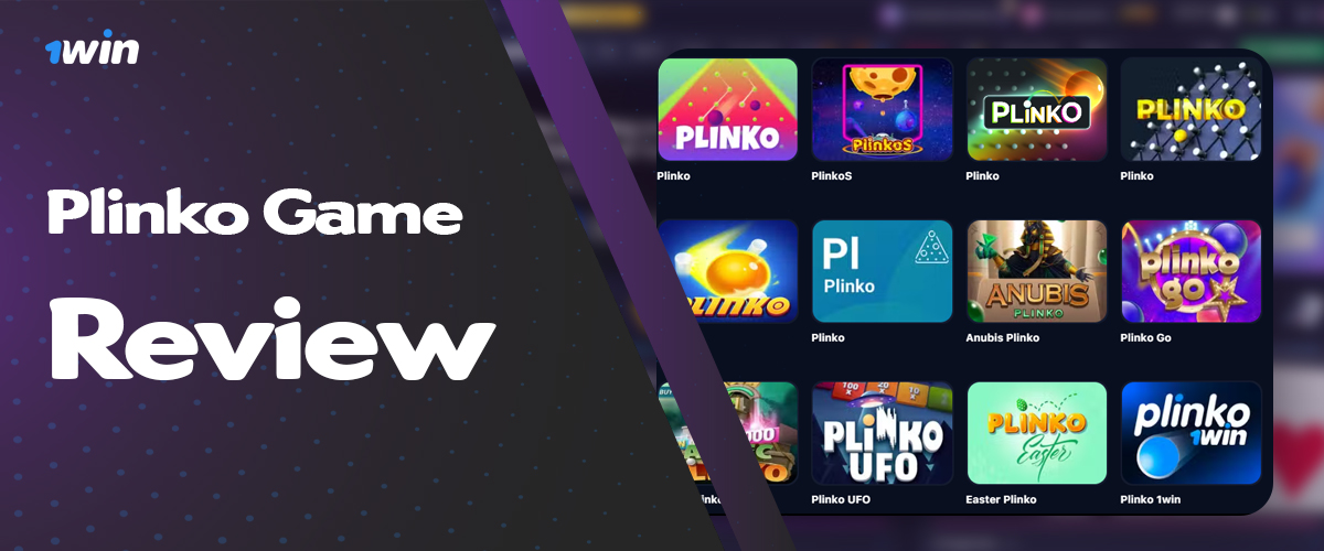 Overview of online slot Plinko presented on 1win