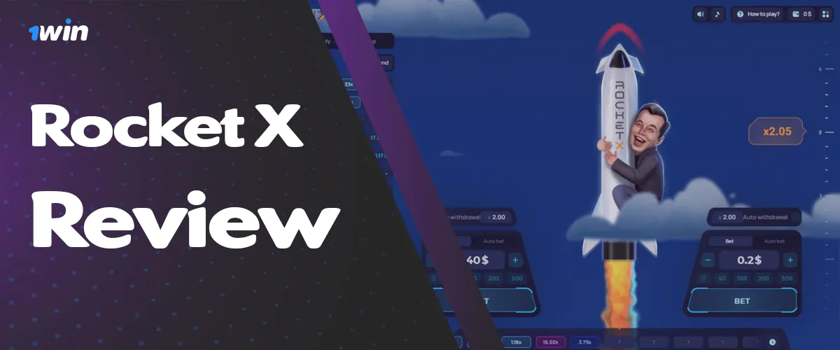 Review of Rocket X casino game on 1win bangladesh site