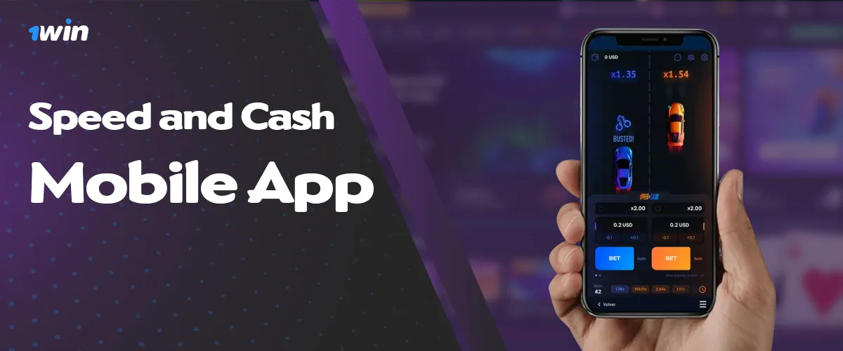 1win mobile app for Speed and Cash on Android and iOS