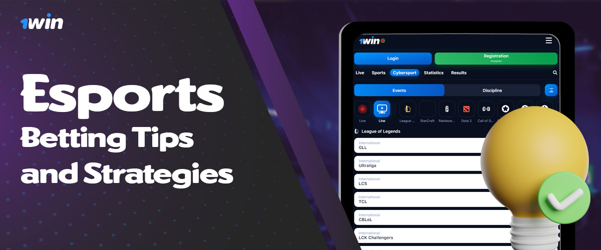 Useful hints and tips to form a successful Esports Betting at 1win