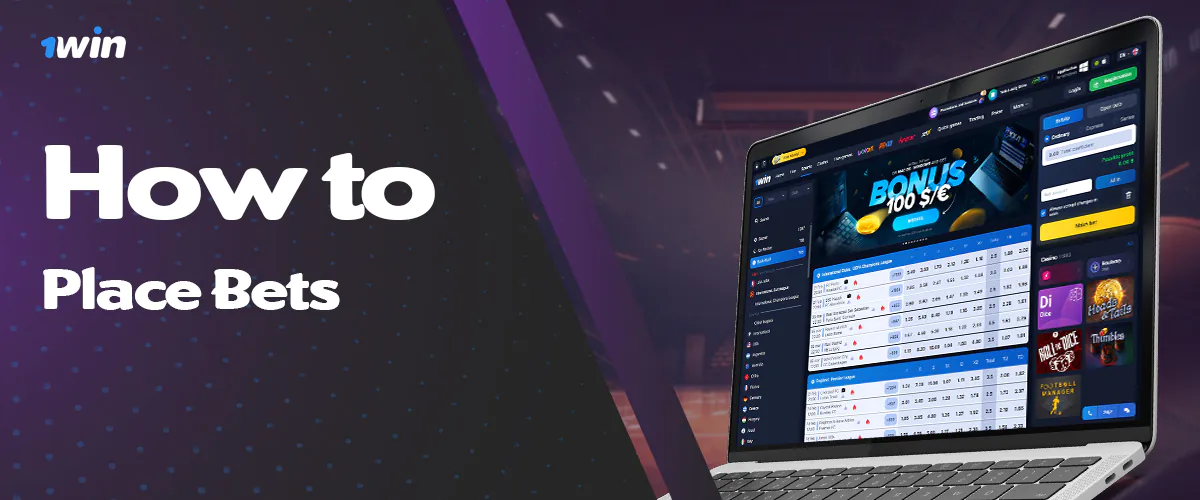 Instructions for placing your first basketball bet on 1Win