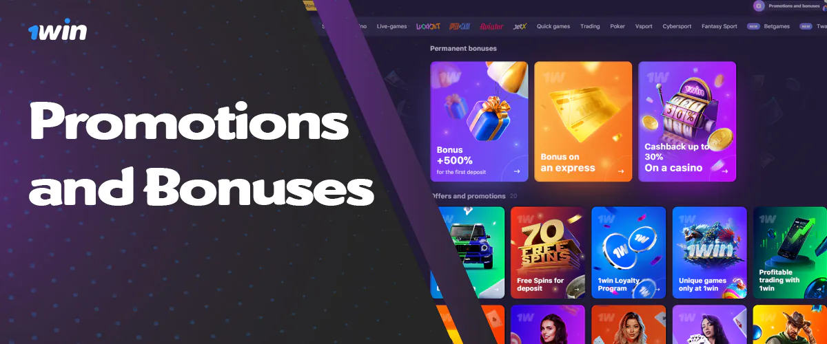 Promotions and bonuses from 1win for Bangladeshi users