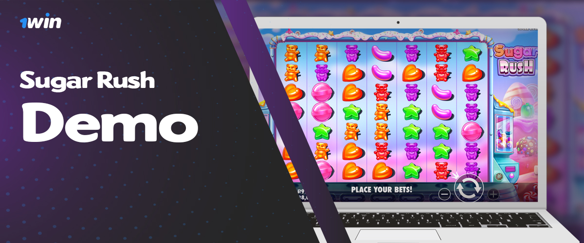 Demo version of Sugar Rush game at 1win online casino 2024