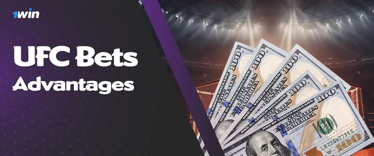 Main advantages of bookmaker 1win for betting on UFC 