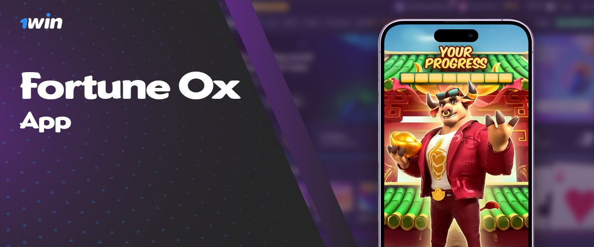 1win mobile app for Android and iOS for Fortune Ox game	