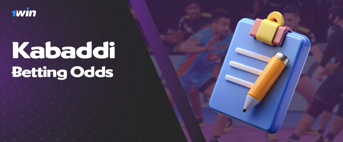 Kabaddi betting odds offered by 1win bangladesh bookmaker 