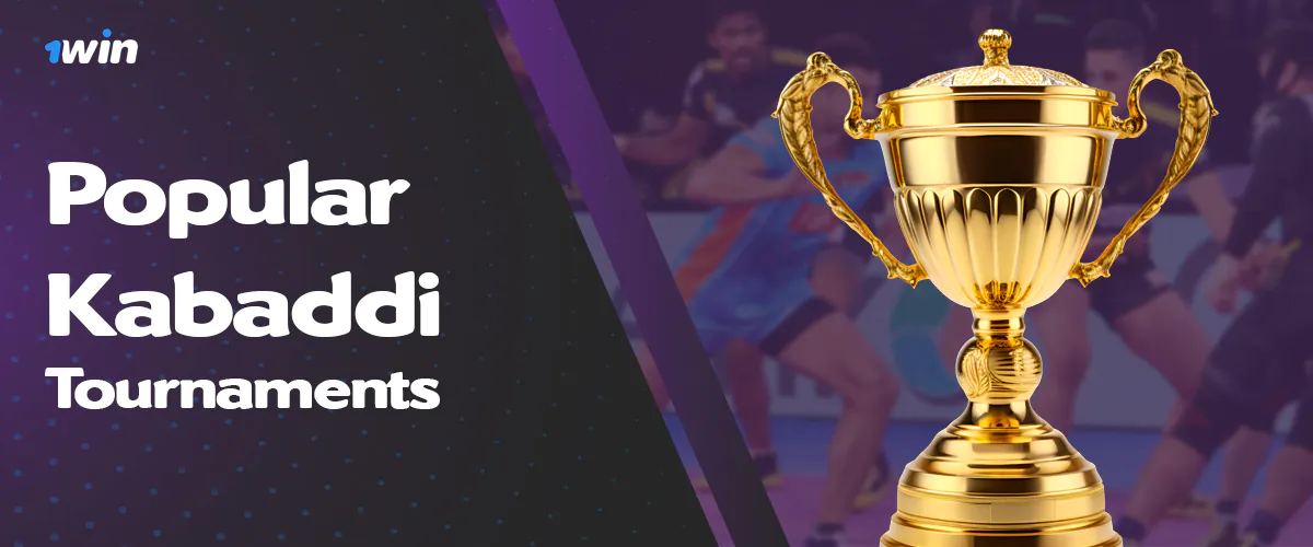 The most popular tournaments and events for betting on 1win site