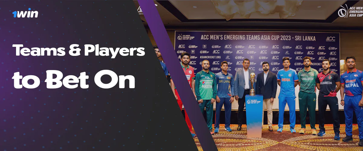 Teams and players to bet on in ACC Asia Cup 2024 at 1win