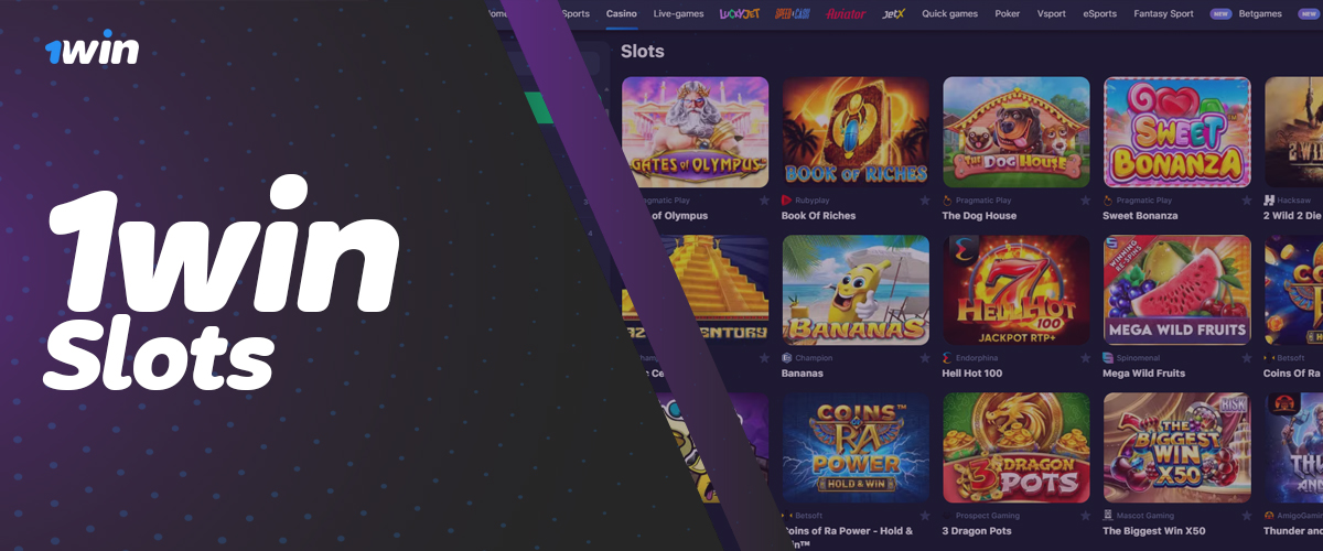 Slots on 1Win online casino Bangladesh