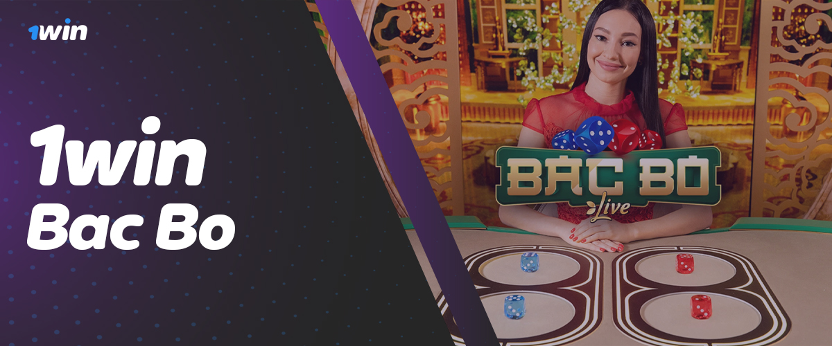 Bac Bo game on 1Win online casino in the live section