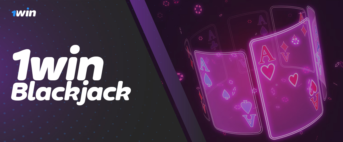 Blackjack game on 1Win online casino in the live section