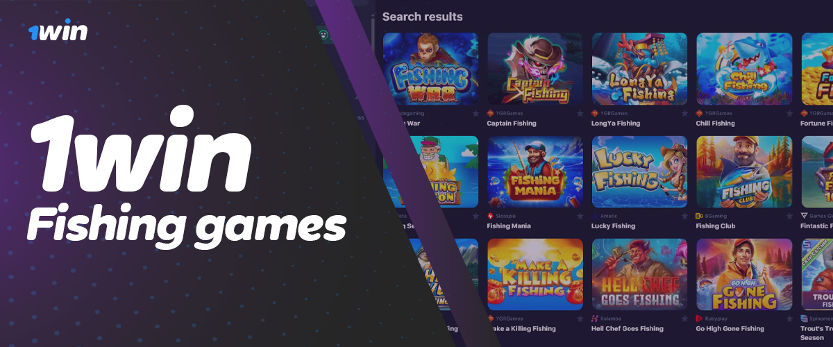 Fishing games for Bengali 1Win users