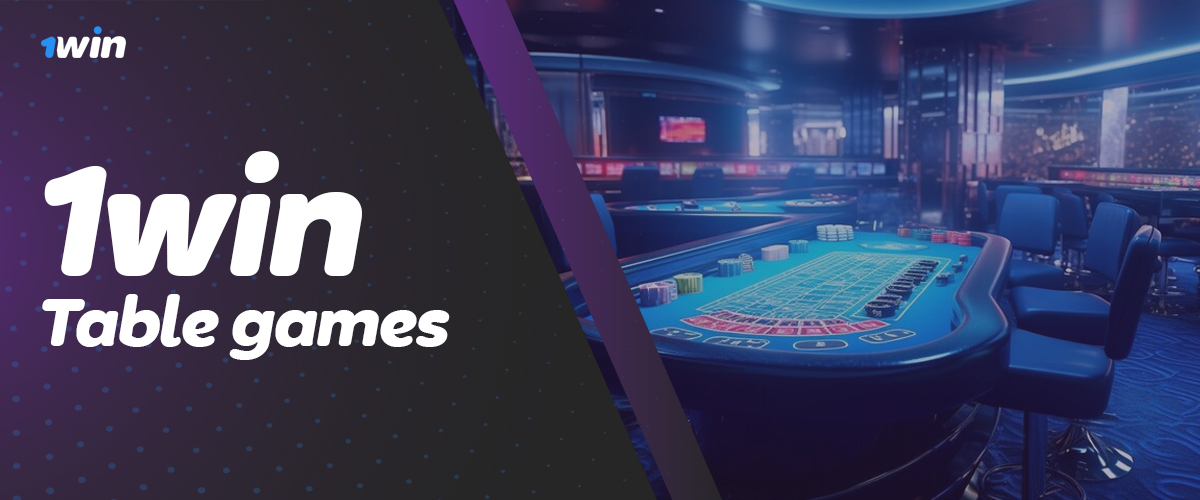 Table games for 1Win Bengali users