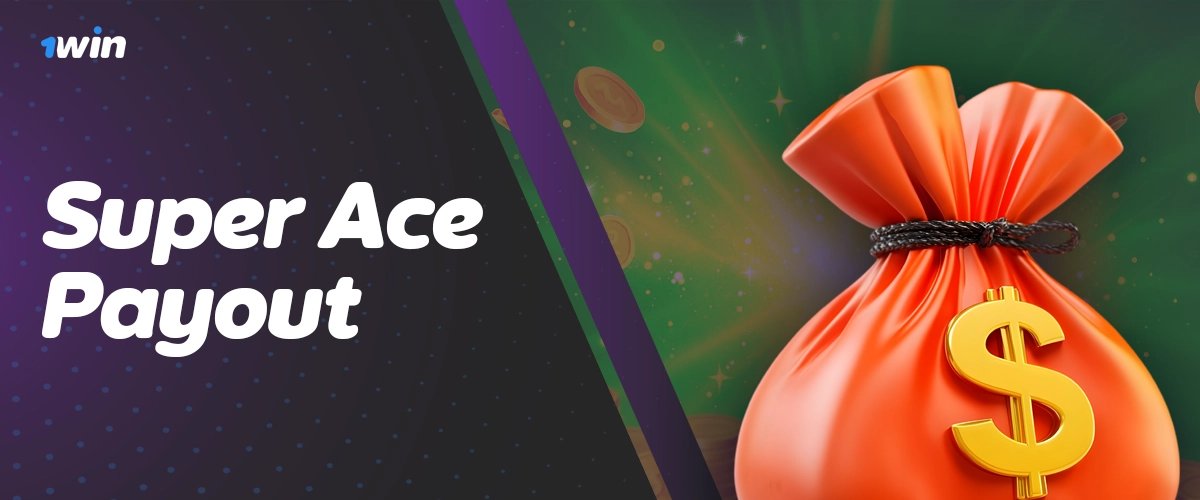 Potential payouts and volatility for Super Ace on 1Win