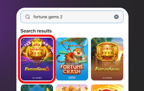 Launch Fortune Gems 2 on 1Win
