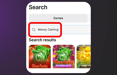Launch the 1Win slot
