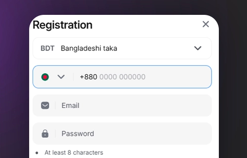 Create your 1Win account