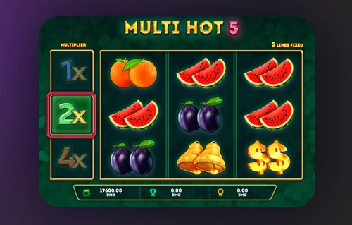 Check Multi Hot 5 paylines and payouts on 1Win