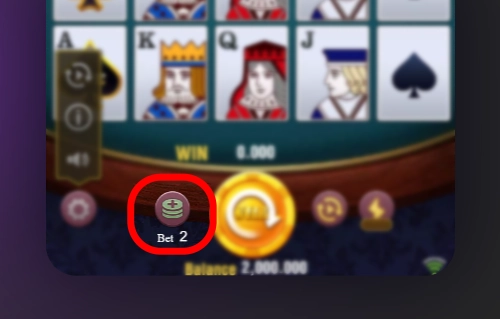 Choose a suitable bet size carefully